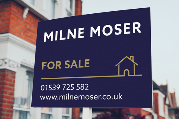 Milne Moser Estate Agents and Lettings - For Sale Sign
